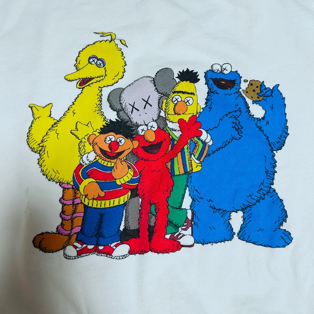 Sesame Street xx Kaws Character Graphic crewneck
